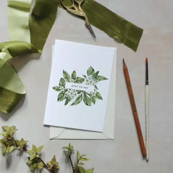 Just To Say Card